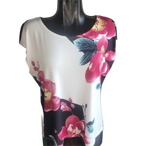 Laura Petites Floral Print Sleeveless Top XL